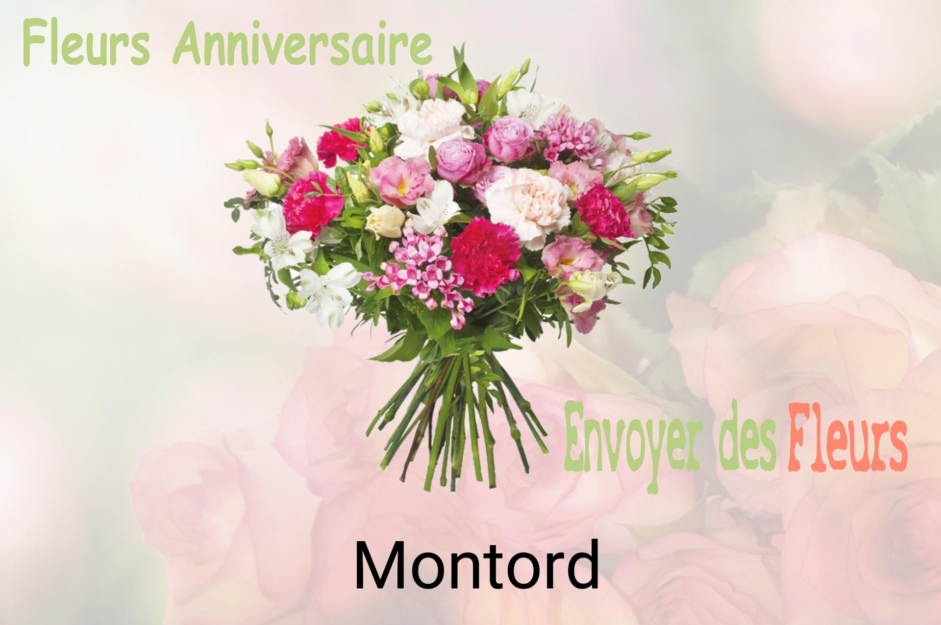 Bouquet de fleurs d’anniversaire livré à Montord